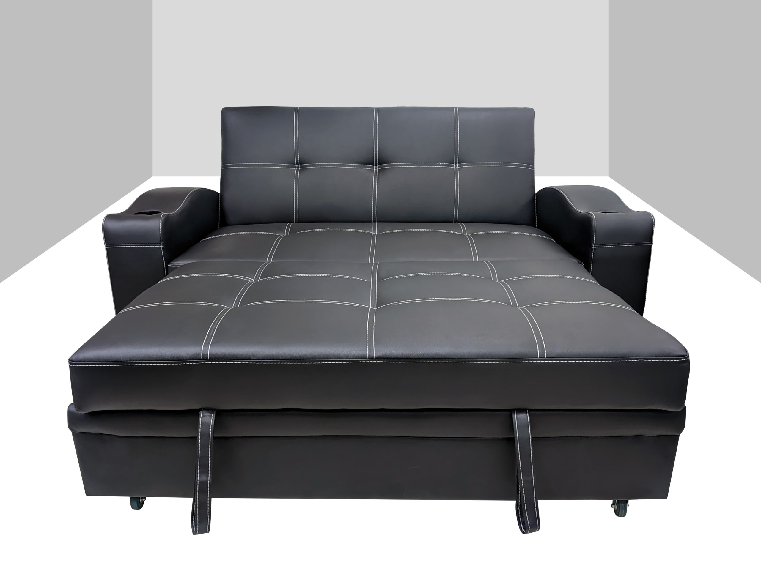 Swing 2 Seater Synthetic Leather Sofa