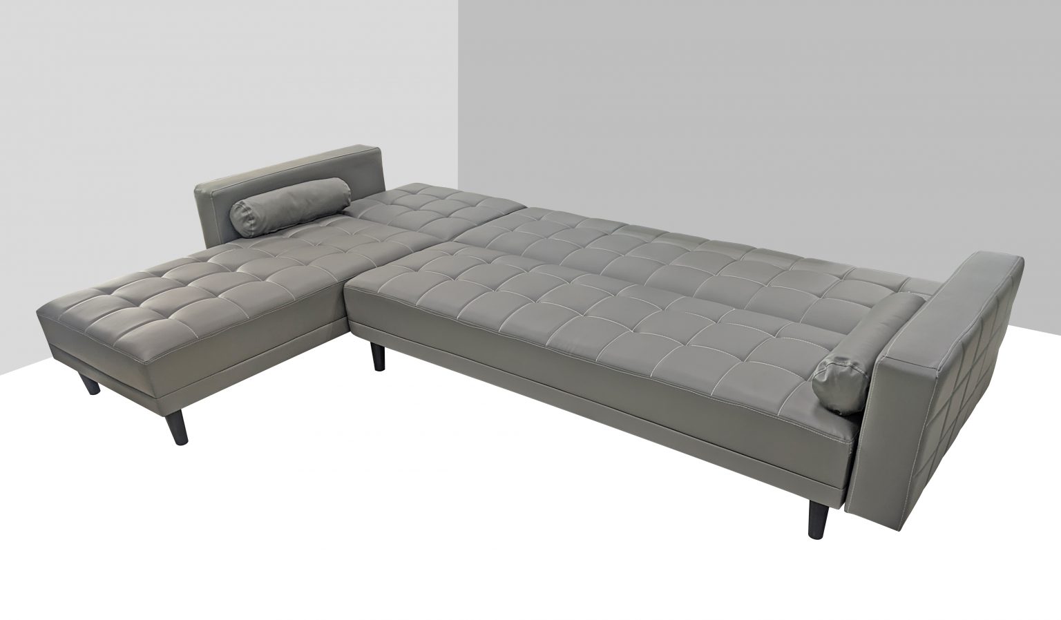 Luxury Premium Synthetic Leather Sofa Bed — Homemaker Furniture Store