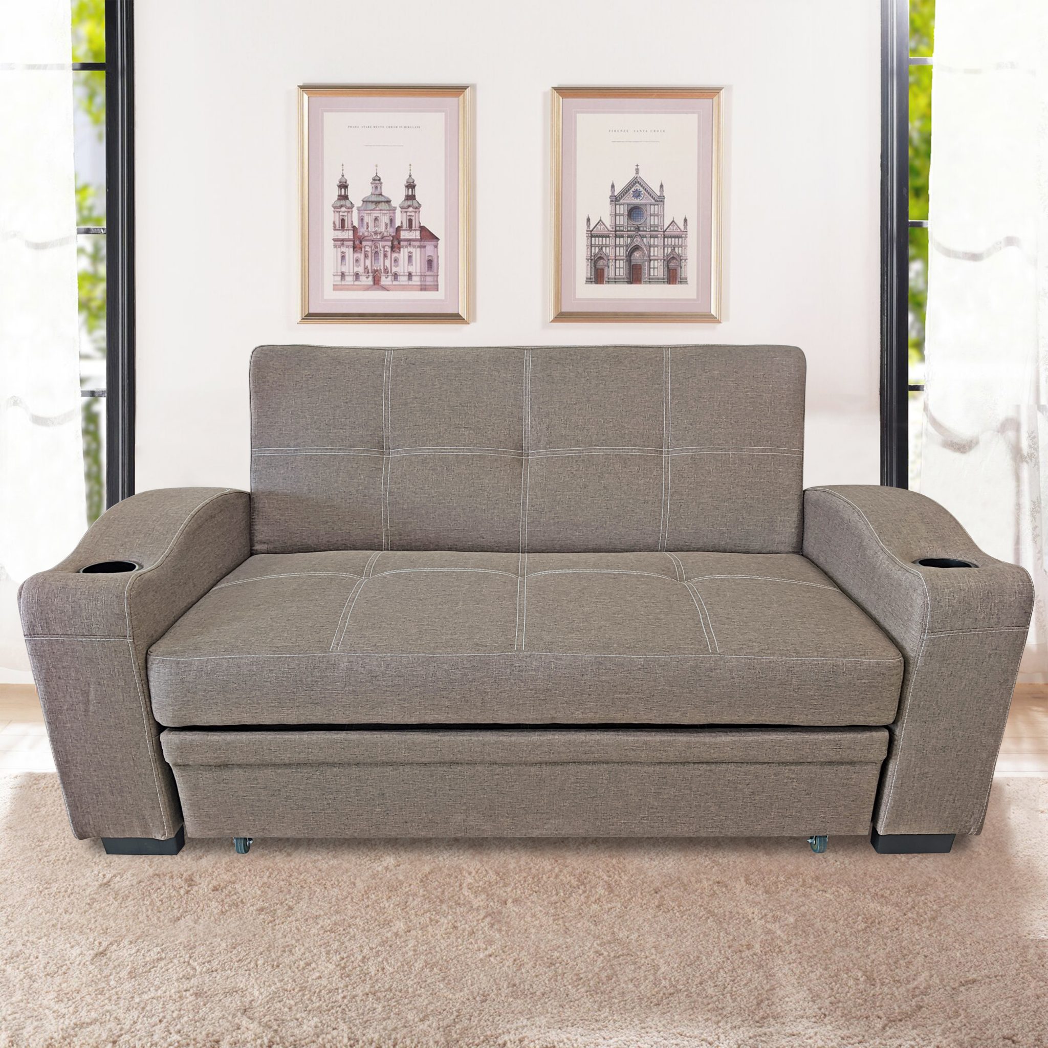 Swing 2Seater Fabric Sofa Bed — Homemaker Furniture Store