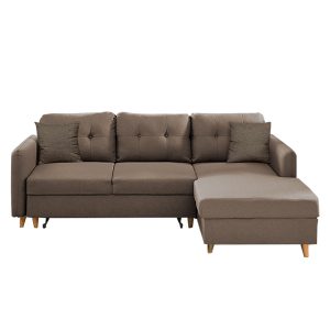 Elis Sofa Bed w/ Storage and Pocket Magazines