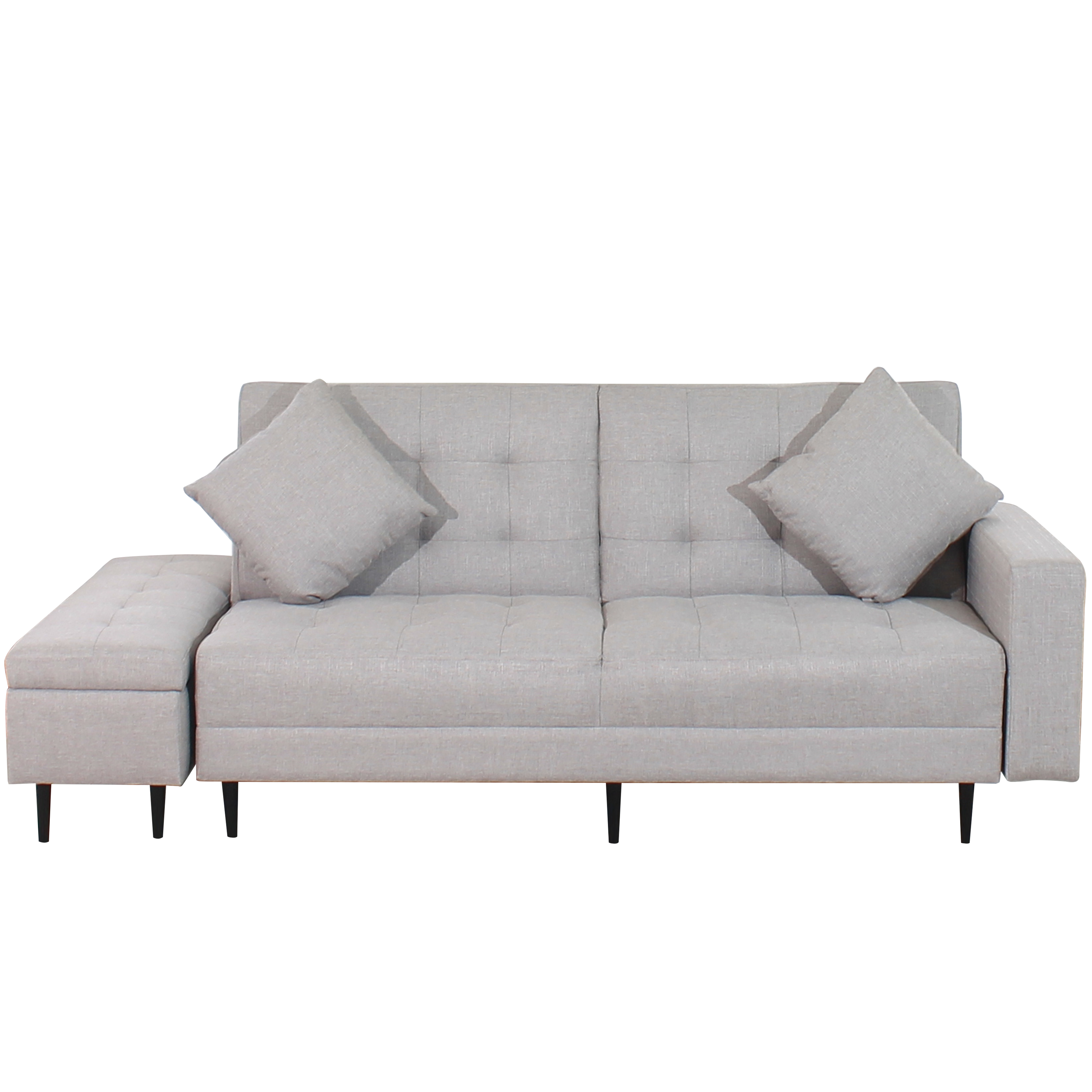 Chiara 3 Seater Sofa Bed with Storage Ottoman