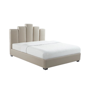 Genova Asian Queen Size Upholstered Bed Frame