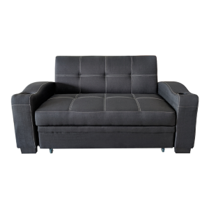Swing Fabric 2 Seater Sofa bed with Side Pocket