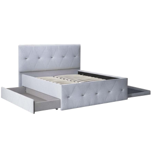 Colorado Queen Size Pull-Out Bedframe with Drawer Storage