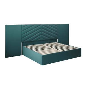 Montana Queen Size Bedframe with Two Shelves