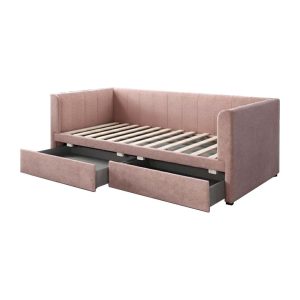Nevada Single Bedframe with 2 Drawer Storage