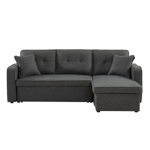 New Aspen Premium Fabric Sofabed with Cupholders and Storage