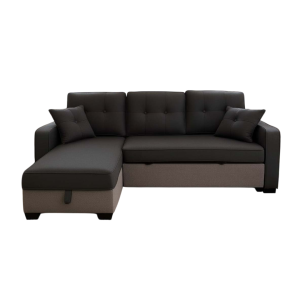 New Aspen Premium Fabric Sofabed with Cup Holders & Storage